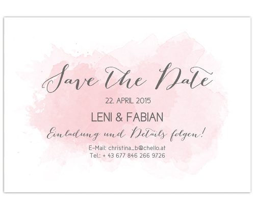 Save the date, modern, hochzeit, watercolor, design