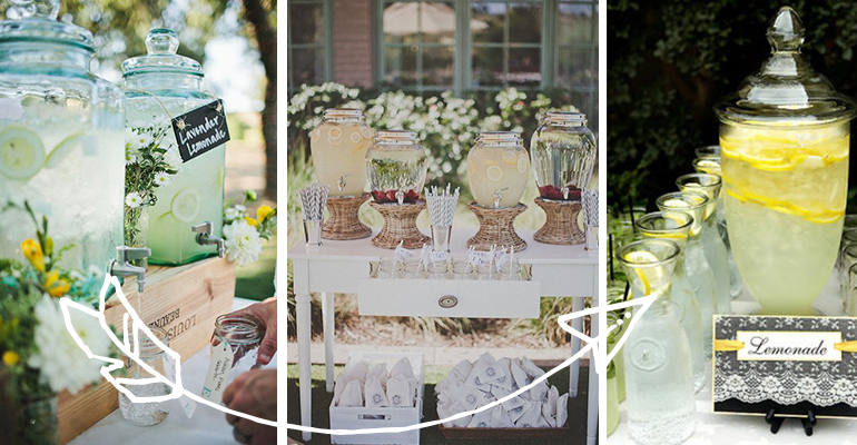 hochzeit, tipps, limonadenspender, sparen