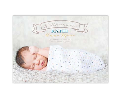 Geburtskarte, Geburtsanzeige, babykarte, modern, foto