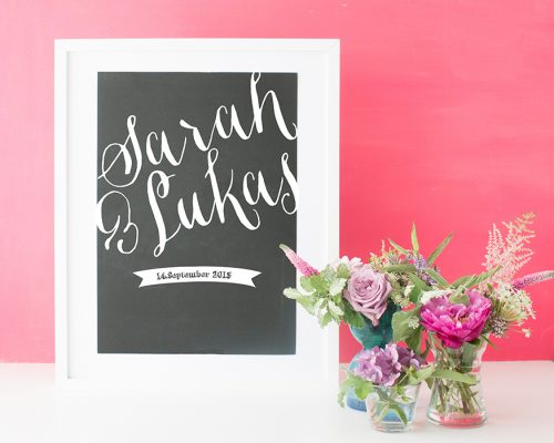 chalkboard, tafel, hochzeit, gästebuch, initialien
