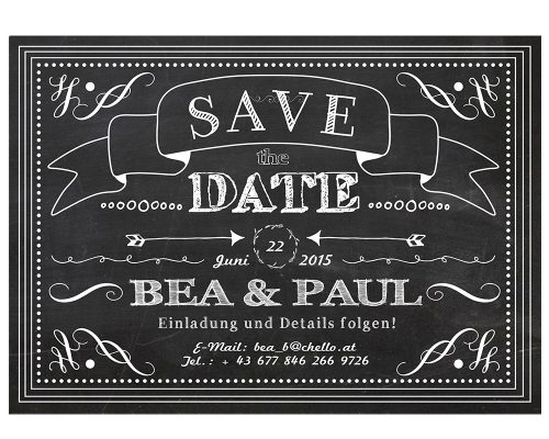 Save the Date, chalkboard, Hochzeit, tafel, vintage