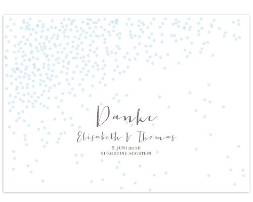 dankeskarte, hochzeit, romantisch, modern